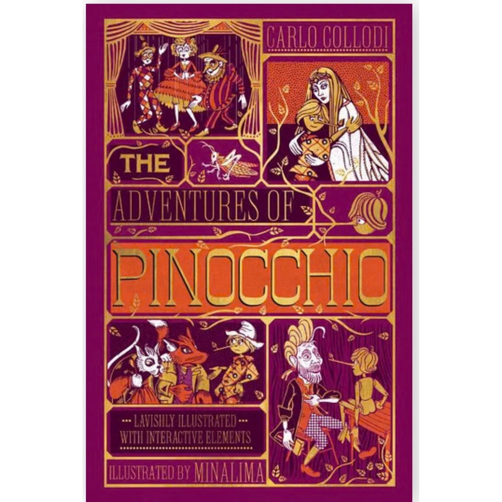 The Adventures Of Pinocchio Carlo Collodi MinaLima Editio Hardcover Interactive‎